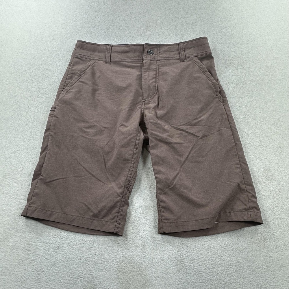Kuhl Shorts Mens 32 Brown Shift Amphibia Stretch Chino 10" Hiking Outdoor